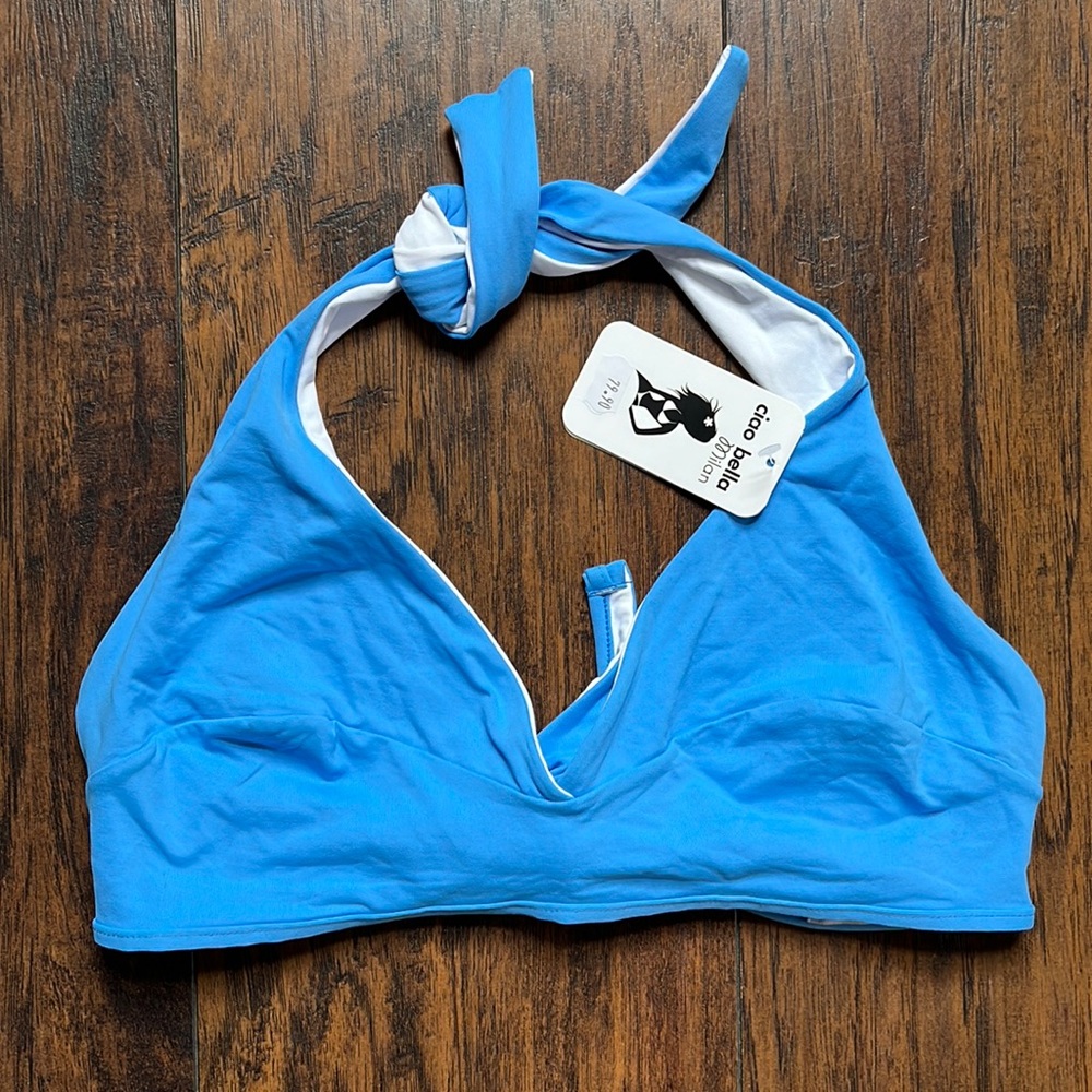 Ciao Bella Bright Blue Bikini Top